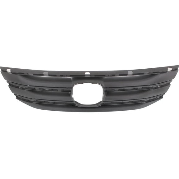 OEM Grade Grille Surround Molding Compatible with 2011-2013 Honda Odyssey EX-L LX Touring Elite 6 Cyl 3.5L J35Z8 V6 VCM Textured Gray Plastic 75102TK8A01 75102-TK8-A01 HO1202107 SOHC