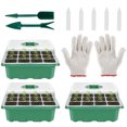 thumbnail image 1 of Toystoory 12 Hoyos Semillas de jardín Semillas de plantas Bandeja de plántulas Macetas de vivero Semillas de flores de invernadero Kit de accesorios de Jardín y Patio Toystoory HA004027-00, 1 of 1