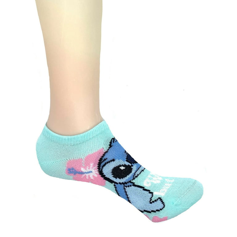 Lilo & Stitch Girls' No-Show Socks - S - L Each