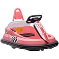 thumbnail image 1 of 6V Electric Bumper Car with 360° Rubber Guard, Dual 15W Motors & Steering Wheel Control, 1 of 6