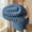 Blue, variant on [Luxury Faux Fur Blanket] Soft & Warm Luxury Faux Rabbit Fur Blanket | Solid Color Simple Style - Multipurpose for Sofa, Bed, Office, Travel - Comfortable Gift