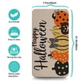 thumbnail image 2 of Halloween Pumpkin Drying Mat for Dishes Horror Pumpkin Ghost Coffee Bar Mat Absorbant Collapsible 17x31.5 Inch Dry Pad for Coffee Machine Dish Rack, 2 of 4