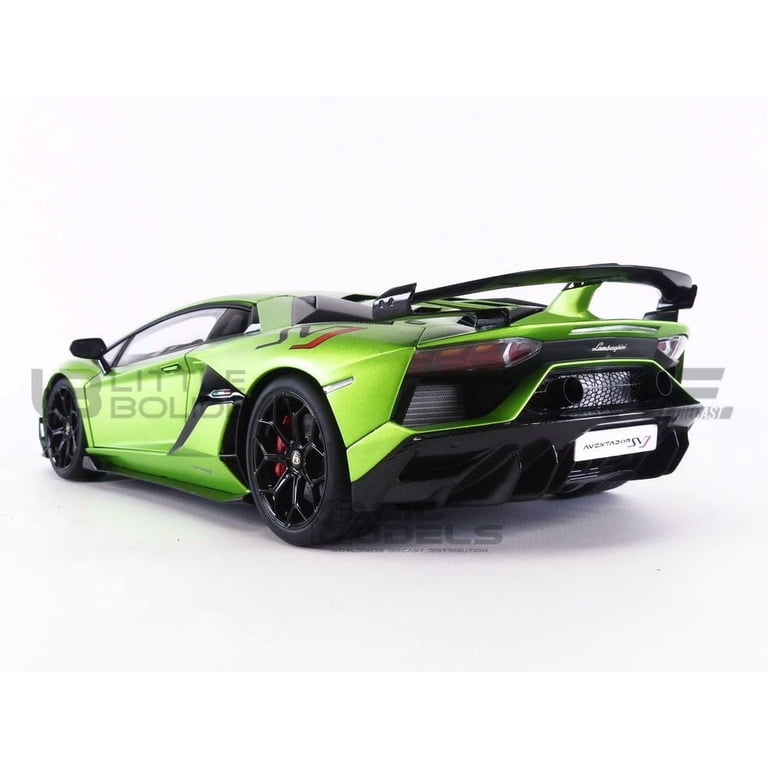 Lamborghini Aventador SVJ Verde Alceo Matt Green Metallic 1/18