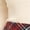 red, variant on Women’s Plaid High Waisted Pleated Skirt, A-Line Casual Mini Skirt