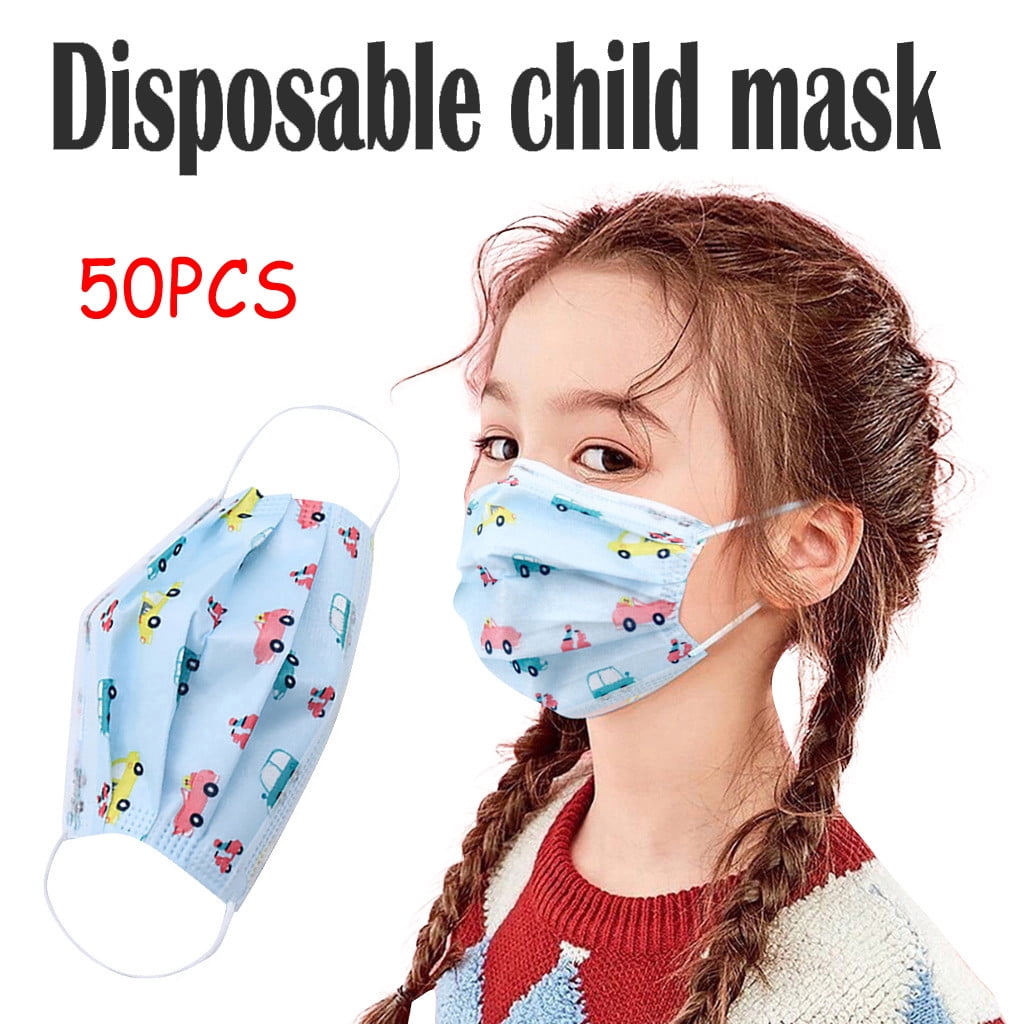 HUYURI Disposable Boy And Girl Colorful For Children 3-Layer Dustproof 30PCS