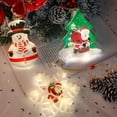 thumbnail image 3 of Decoración navideña Luces LED Muñeco de nieve Calcetines Copo de nieve Luces C Sailing  Electrónica, 3 of 5