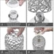 thumbnail image 5 of Crystal Lamp Table Lamp With Usb Ports 3 Way Dimmable Light Bedside Lamp Small Touch Light, 5 of 5