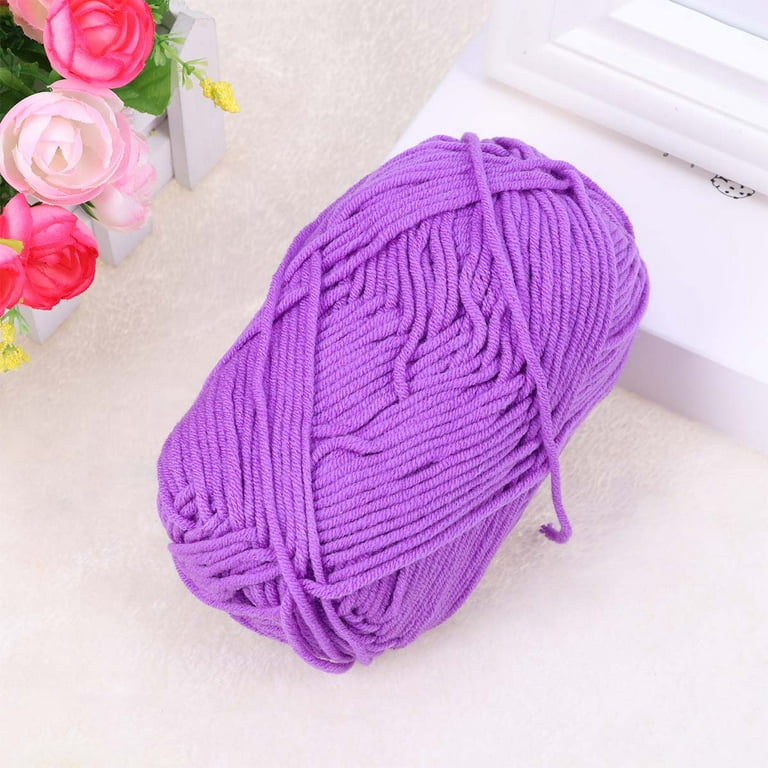 HXSCOO Big Ball 200g 5ply Natural Soft Milk Cotton Yarn Hand Knitting  Crochet Knit Baby Organic Healthy Thick Yarn Weave Thread (Color : 49)