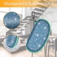 thumbnail image 4 of Funda para gafas de sol Fintie Hard Shell a prueba de golpes con mosquetón azul, 4 of 8