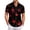 #0A Light Gray, variant on Halloween Graphic T-Shirts for Men Vintage Pumpkin 3d Printed Short Sleeve Button Down T-Shirt Loose Fit Festive Soft Casual Daily Tees,M,Saffron