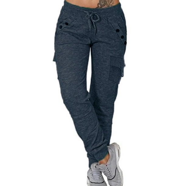 Women Active Sweatpants Workout Yoga Joggers Pants Ultra Soft Lounge  Drawstring Loose Sweat Pants with Pockets - Walmart.com