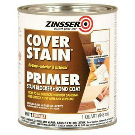 2 PK Zinsser Cover Stain QT Oil Based Stain Killer (Best Primer To Cover Oil Based Paint)