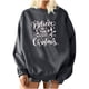 thumbnail image 5 of Sudadera extragrande de lana de manga larga con cuello redondo y estampado navideño para mujer Fridja  ghj987+4407, 5 of 8