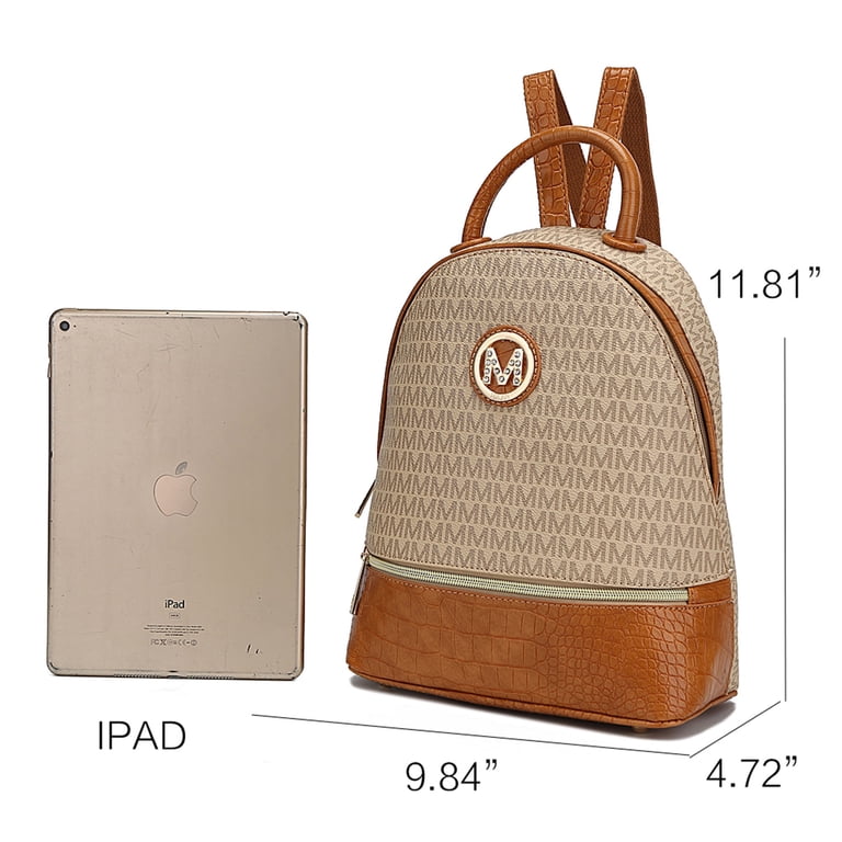 MKF Collection Denice Signature Women Backpack, Bookbag  display picture 3