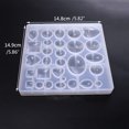 thumbnail image 3 of Apooke for Creative Multi-shape UV Epoxy Pendant Molds DIY Jewelry Making Handmade Decor Resin Mold Art Craft Molds Gift for Fr, 3 of 10