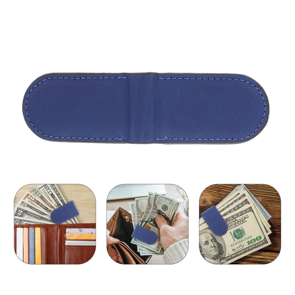 AURARMLET Accesorio De Cartera En Cuero PU Con Clip Para Efectivo Y Organización Empresarial