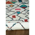 thumbnail image 4 of Linon Motif Printed Faux Rabbit Roboto Polyester 3'x5' Accent Rug in Ivory, 4 of 8