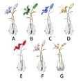 thumbnail image 4 of Naiovety Estatuilla de flores de cristal transparente Ramos de escritorio Fiesta Día de la madre Type11 NO11, 4 of 6
