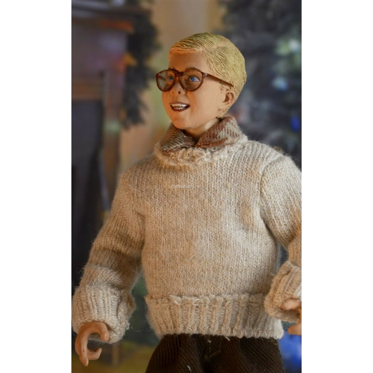 A Christmas Story – Action Figure Old Man In Scala 20,3 Cm – NECA – Con Lampada Gamba E Teste Intercambiabili - 6