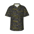 thumbnail image 1 of Balery Retro Excavator Camisas hawaianas de manga corta para hombre, camisas playeras de corte holgado, camisas de vacaciones con botones,XX-Large, 1 of 7