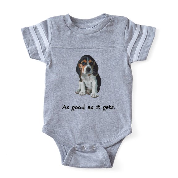 CafePress - Beagle Puppy - Cute Infant Baby Football Bodysuit