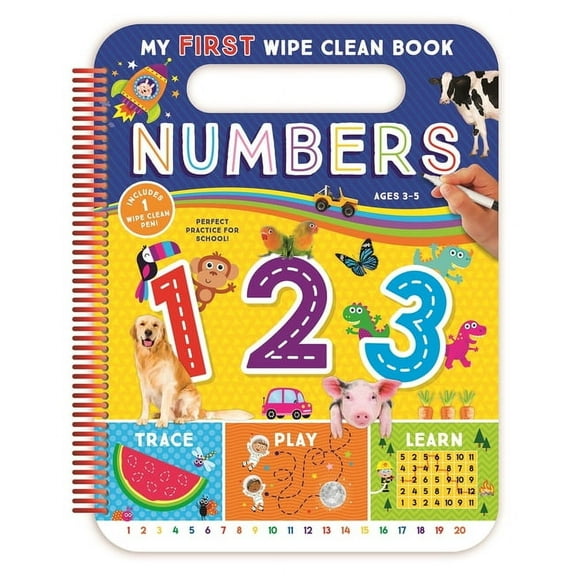 My First Numbers Wipe off Hand