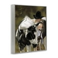 thumbnail image 4 of Stupell Industries Cowgirl & Spotted Horse Animals & Insects Painting Gray Framed Art Print Wall Art, 11 x 14, 4 of 10