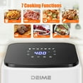 thumbnail image 2 of PRIJESSE Deime 4.2 qt Air Fryer, White - Digital LCD, 2 of 7