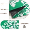 thumbnail image 6 of Green Boho Area Rugs 3'x5', Washable Small Throw Rugs for Living Room Bedroom, Vintage Classic Bohemia Flower Textured Indoor Outdoor Rug Non-Slip Low Pile Carpet Runner Reversible Floor Mats, 6 of 8