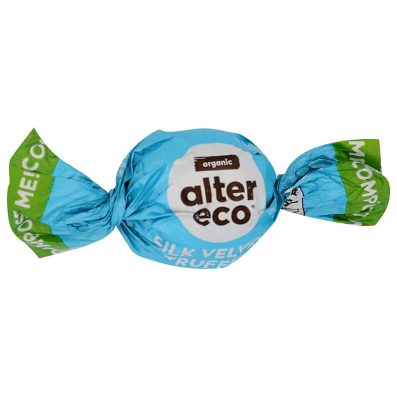 Pack of 60, Alter Eco Organic Dark Milk Chocolate Truffles - Silk Velvet, 1 Each
