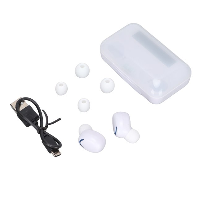 Auriculares inalámbricos BT 5.1 con estuche de carga Micrófono con reducción de ruido Pantalla LCD LED para trabajo deportivo