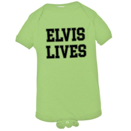 

PleaseMeTees™ Baby Elvis Lives Presley Is Alive HQ Jumpsuit