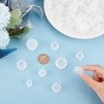 thumbnail image 3 of 50 Pcs 10 Styles Bouchons de Sel et Poivre Bouchon de Remplacement Transparent Bouchon Rond en Plastique Trou Ouvert Bouchon de Colonne Réutilisable Bouchon en Liège pour Vin Whisky Brandy Bouteilles Courantes Pots Tuyaux Blanc, 3 of 8