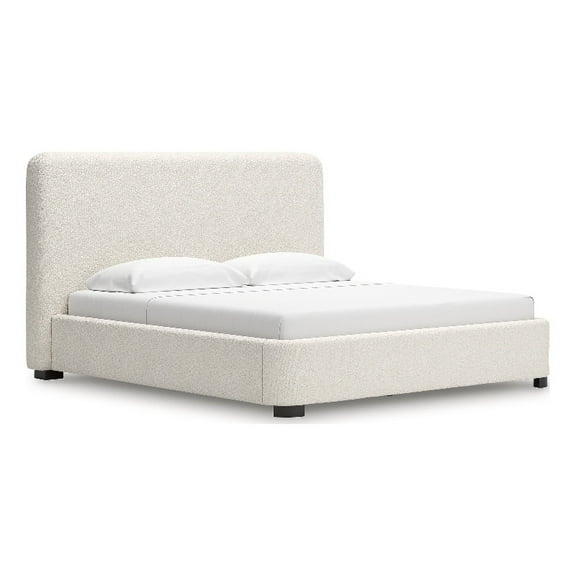 Signature Design by Ashley Brandinlane Beige King Upholstered Bed