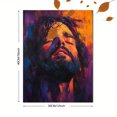 thumbnail image 3 of Qisvanset 12x16 Inch Classic Jesus Portrait Canvas Wall Art, Religious Artwork Faith Home Interior Decor, 3 of 8