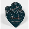 thumbnail image 2 of Inkdotpot Real Rose Gold Foil Thanks For Celebrating With Me Birthday Tags Favor Hang Paper Tags 50 Pieces, 2 of 6