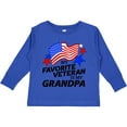 thumbnail image 3 of Inktastic My Favorite Veteran is My Grandpa Boys or Girls Long Sleeve Toddler T-Shirt, 3 of 5