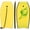 Yellow Conch, variant on 33" Lightweight Body Board for Beach, Surf Board with EPS Core, XPE Deck, HDPE Slick Bottom, Wrist Leash, Bodyboard for Kids Adults Surfing