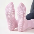 thumbnail image 4 of Yuanlong Women Socks Mid-Calf Yoga Non Dot Grip Socks Embroidery Bow Sports Fitness Hosiery, 4 of 4