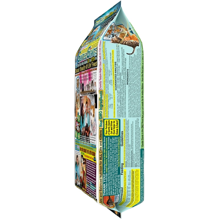Gentle Giants Cat and Kitten Dry Cat Food 3 lb Walmart