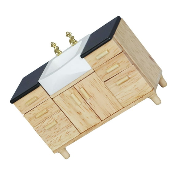 LABSERRON Assorted Color Mini Wash Basin for Tiny House Furniture 1Pack