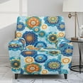 thumbnail image 2 of Kuiaobaty Mandala Flower Print Reclining Slipcover Nonslip Recliner Chair Cover Breathable Reclining Sofa Slipcover Washable Recliner Couch Cover with Elastic Bottom for Living Room, 2 of 8