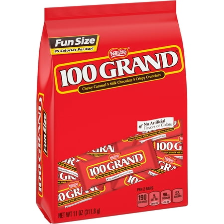 100 Grand Chocolate Candy Bars, 11 Oz.