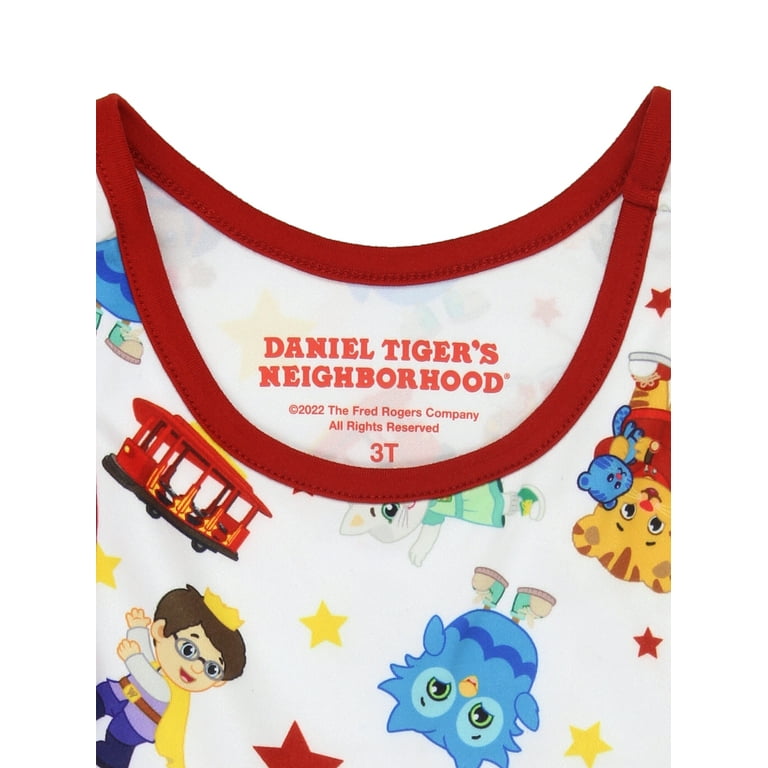 Daniel Tigers Neighborhood Toddler Girls Fit and Flare Ultra Soft Dress  DTG136DS