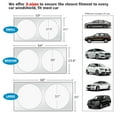 thumbnail image 6 of Yeahmol Car Sun Shade Premium Windshield Protector Sun Shade Car Window and Dashboard Anti Slip and SUV Friendly (64 x 34 Inches), 6 of 6