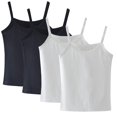 thumbnail image 1 of Camisetas sin mangas Anktry Soft, 4 unidades, para niñas de 2 a 8 años, 1 of 7