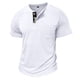 thumbnail image 3 of Tops para hombre, blusas y camisas de manga corta y cuello redondo para hombre, color liso, cálidos y ajustados, cuello semialto, manga larga, base deportiva y fitness, top de poliéster para hombre., 3 of 5