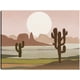 thumbnail image 1 of Cuadro Decorativo - Paisaje lunar del desierto I Jr  Impresión en canvas, estrechado, 1 of 2