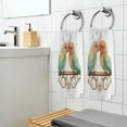thumbnail image 5 of Ryvnso Two Birds Hand Towels Set for Bathroom Cotton Face Towel Decorative 15.5x29.5 inch, 5 of 7