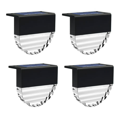 

BIOSA Solar Deck Lights LED Step Fence Lighting Outdoor for Patio Stair 4 Packs